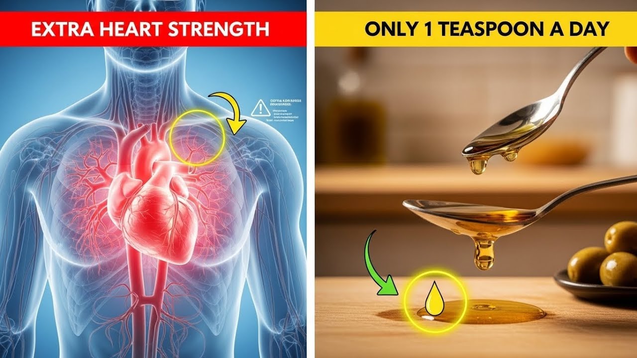 BOOST HEART STRENGTH with extra virgin olive oil
