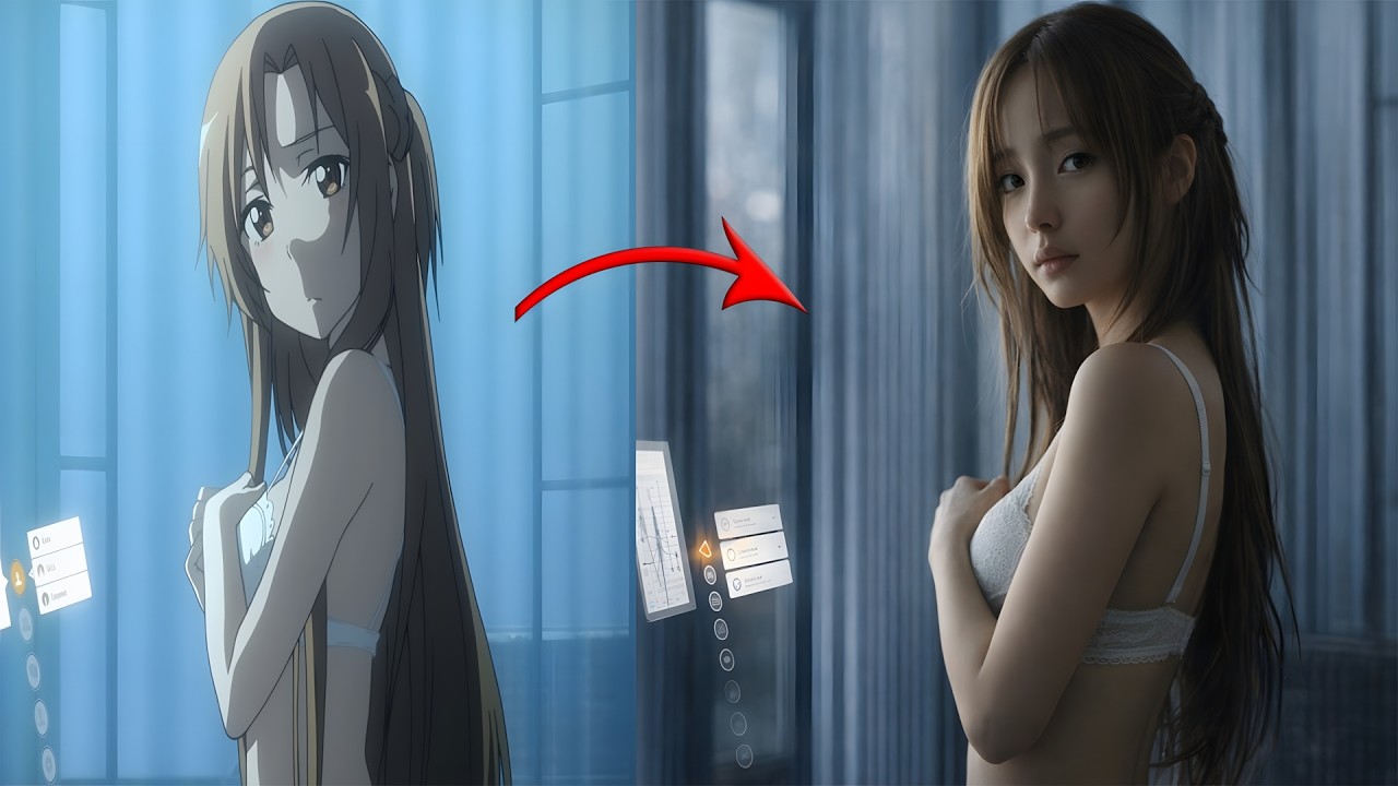 Sword Art Online Season 1 In Real Life (AI Anime Live Action) | Asuna 🧡 X Kirito 🖤 Moments ✨