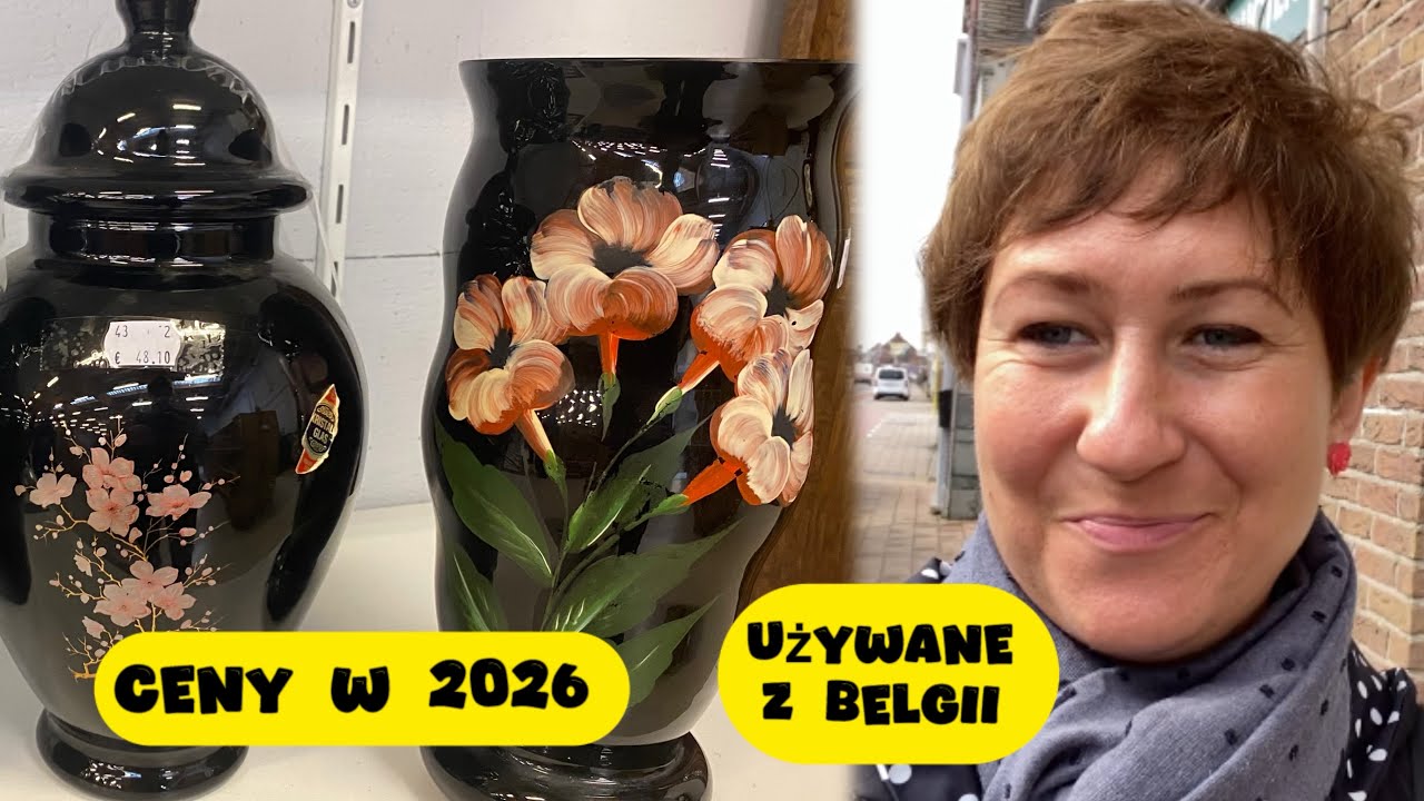 SKLEP Z UŻYWANYMI RZECZAMI W BELGII I TAKIE CENY W 2026 ROKU | DZBANY, WAZONY, TALERZE,ZEGARY 