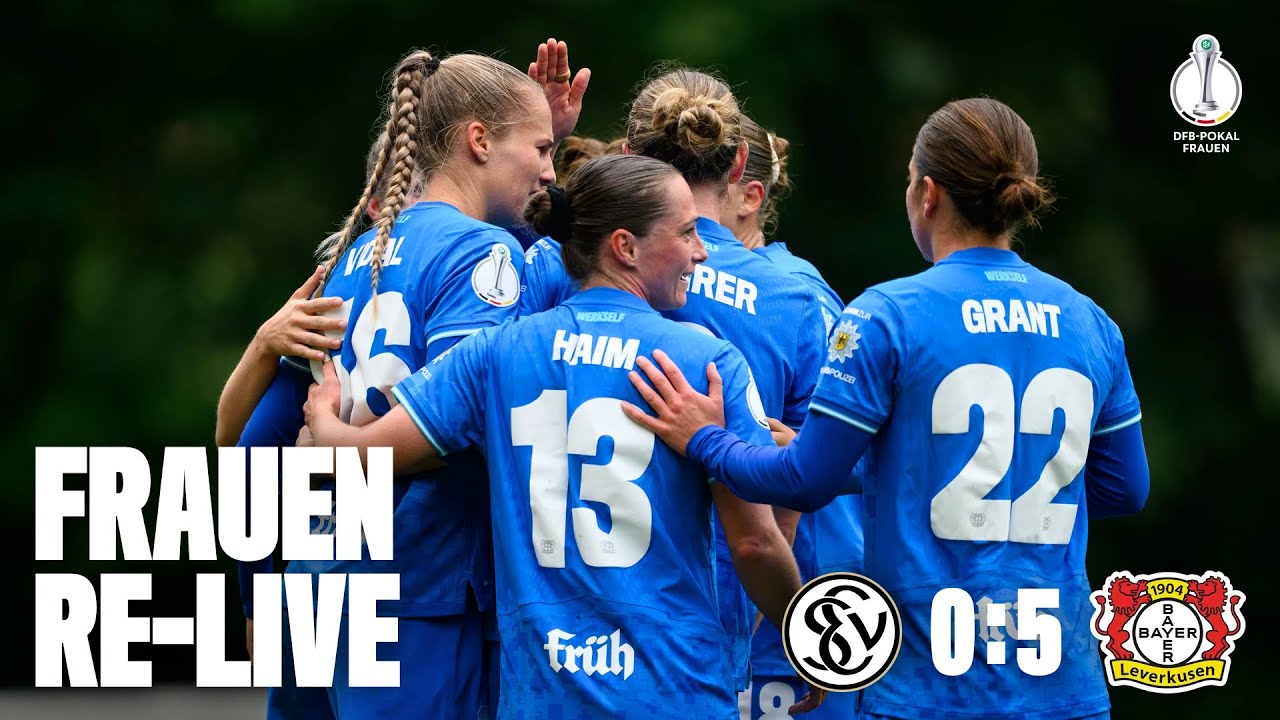 SV Elversberg Frauen 🆚 Bayer 04 Leverkusen Frauen 0:5 | DFB-Pokal, 1. Runde (Re-Live)