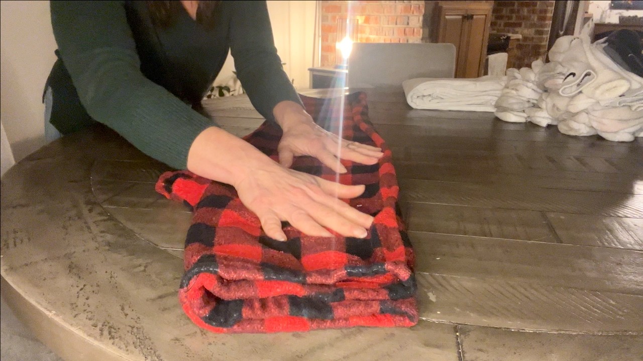 ASMR - Sock Sorting and Laundry Folding - Soft Speaking