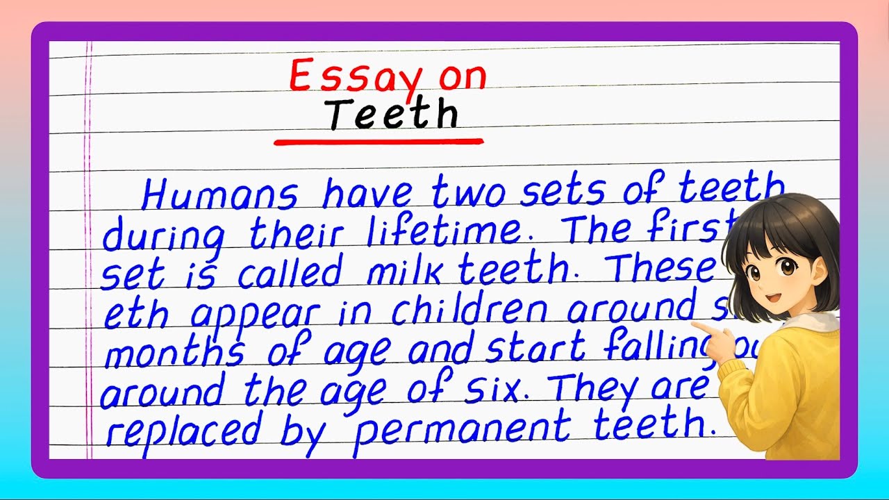 Essay on Teeth | Few Lines about Teeth | About Teeth in English