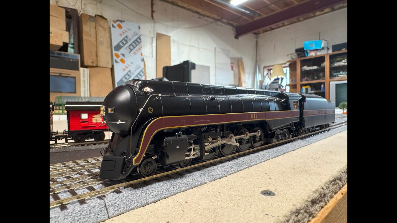 ScaleTrains/Fox Valley Models Norfolk and Western J Class #611 Spirit of Roanoke Showcase |DCC Sodor
