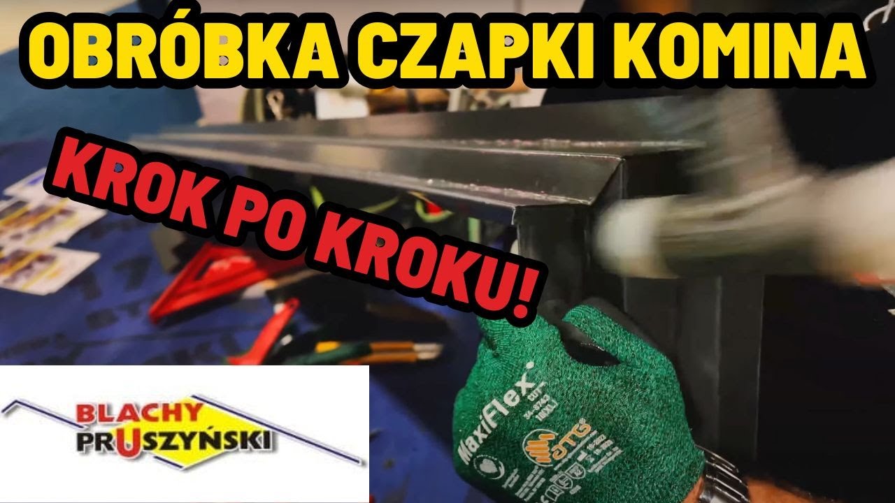 Obróbka czapki komina krok po kroku❗️💪 Szybki sposób❗️ Blachy Pruszyński - Roof Expo 2024