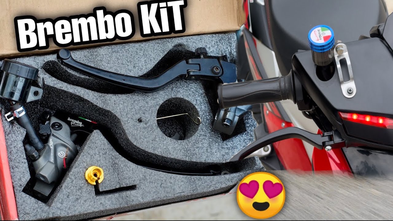 Installing Brembo Dual hydraulic in Tvs Ntorq / First in India?