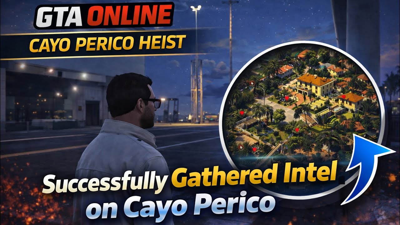 GTA Online Cayo Perico Heist Gathered Intel Full Scope Out Mission Gameplay PS5 (No Commentary)