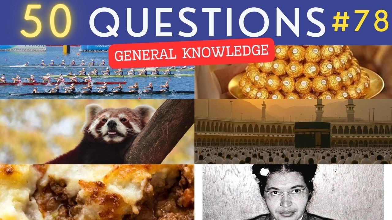The General Knowledge Quiz #78 &brvbar; 50 Trivia Questions - Pub Quiz