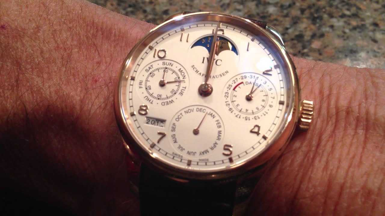 IWC Portuguese Perpetual Calendar Changing to New Year 2013