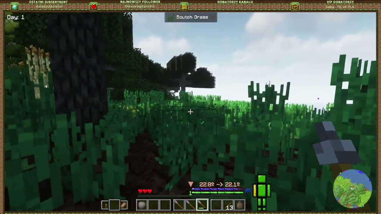 TerraFirmaCraft HardRock [1.18.2] #15 - quests - [ tool rack,  hunting, thatch bed ]