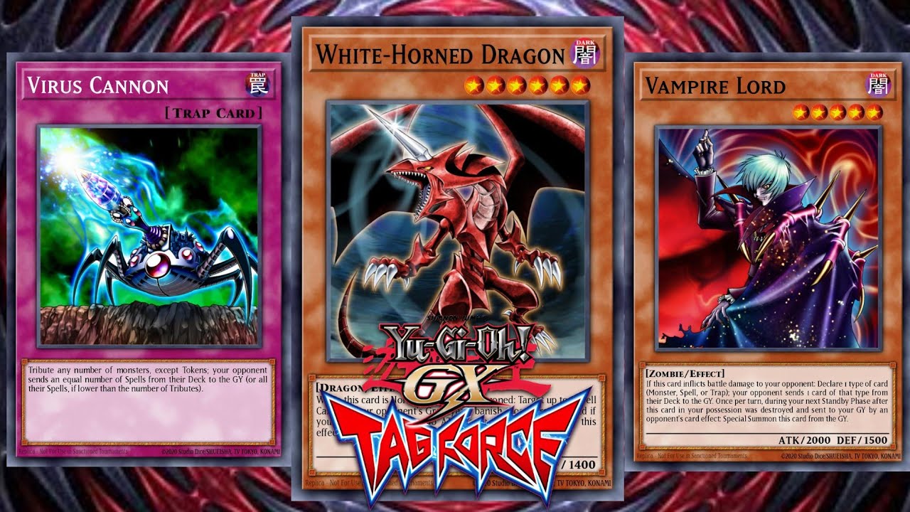 YU-GI-OH! GX TAG FORCE 1 - DECK WHITE-HORNED DRAGON / DECK DRAGÃO DE CHIFRE BRANCO