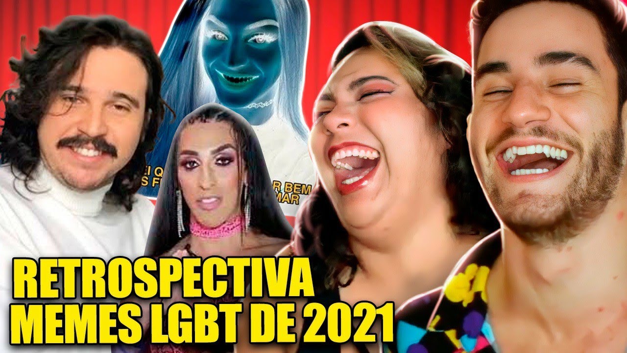 MELHORES MEMES LGBT DE 2021!!! Retrospectiva LGBT+ 🏳️‍🌈 | Klébio Damas