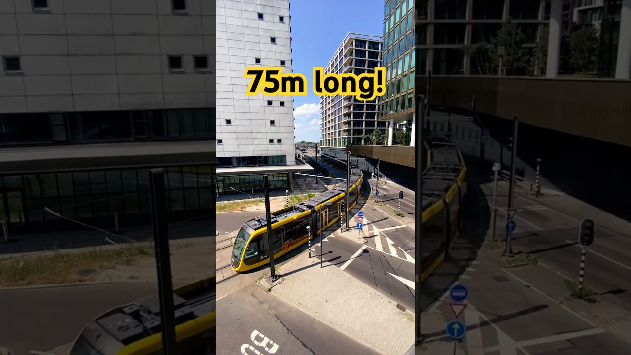 The longest TRAMS of Netherlands are in UTRECHT 🚋🇳🇱
