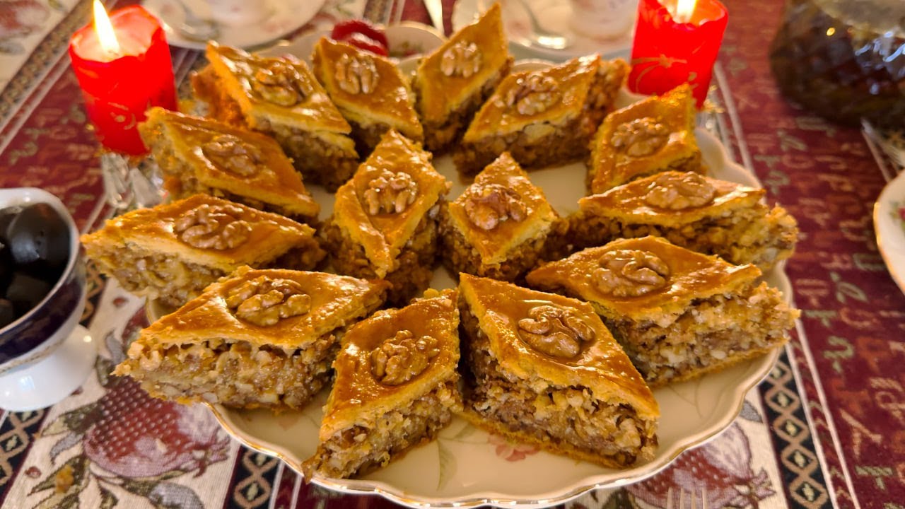 Пахлава – Проверенный Семейный рецепт – Армянский Десерт от которого Все в Восторге!)