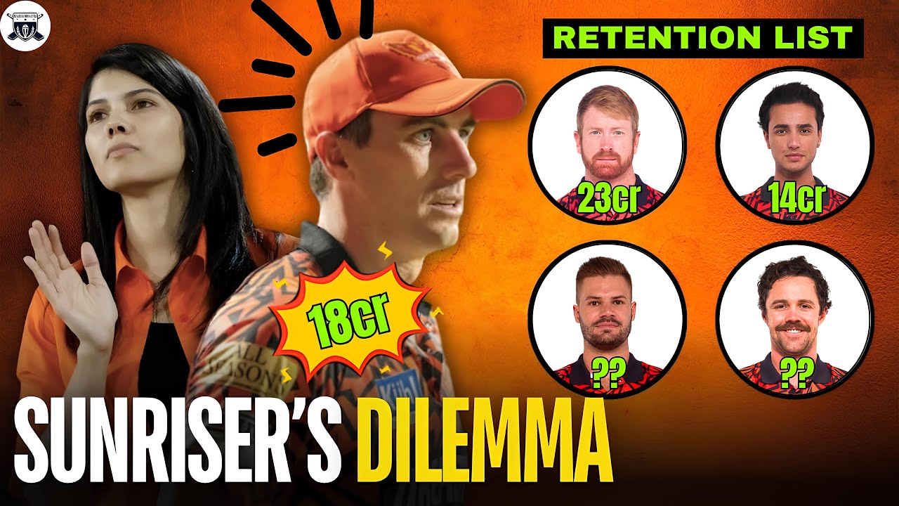 SRH Retention Drama 😳: Klassen 23cr🤯 Cummins 18cr, Travis Head Released?? | SPORTSPREDICTOR