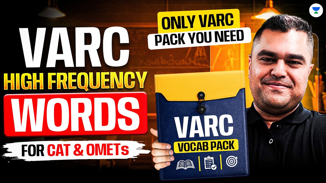 The ONLY Vocabulary Pack You Need for CAT & OMETs 🔥 | High Frequency Words Marathon LIVE