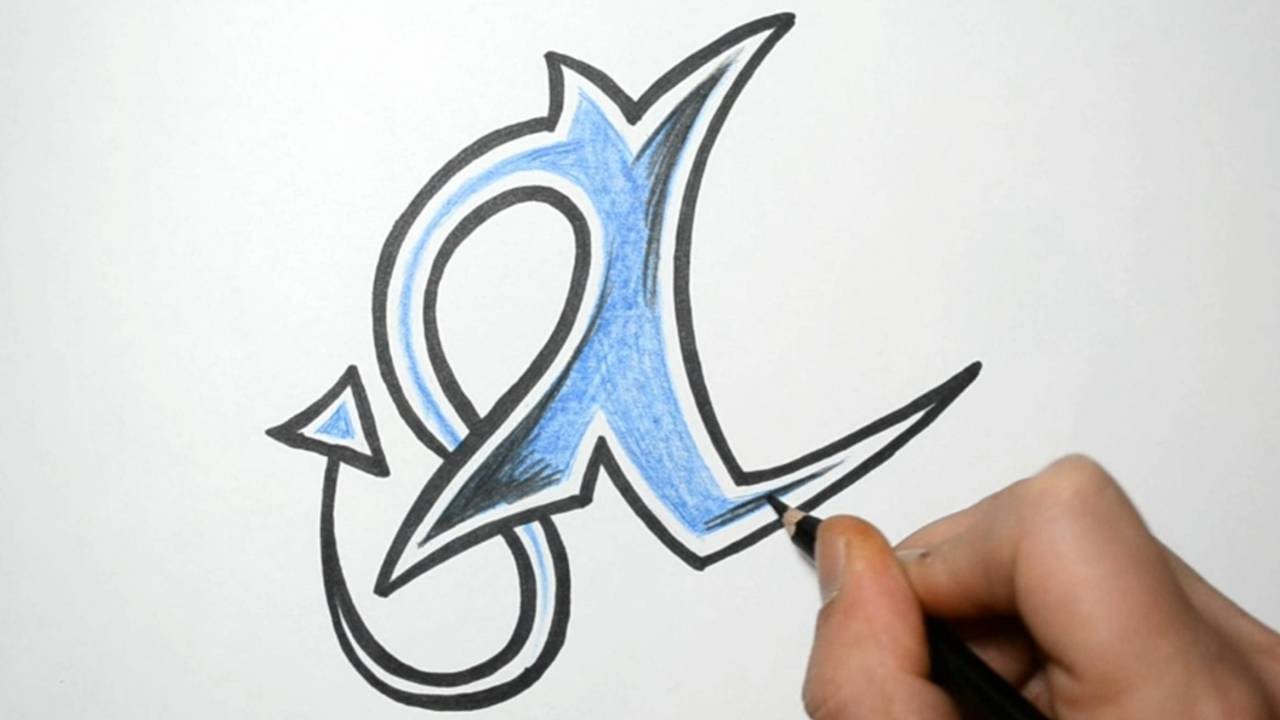 How to Draw Letters in Graffiti Writing - I