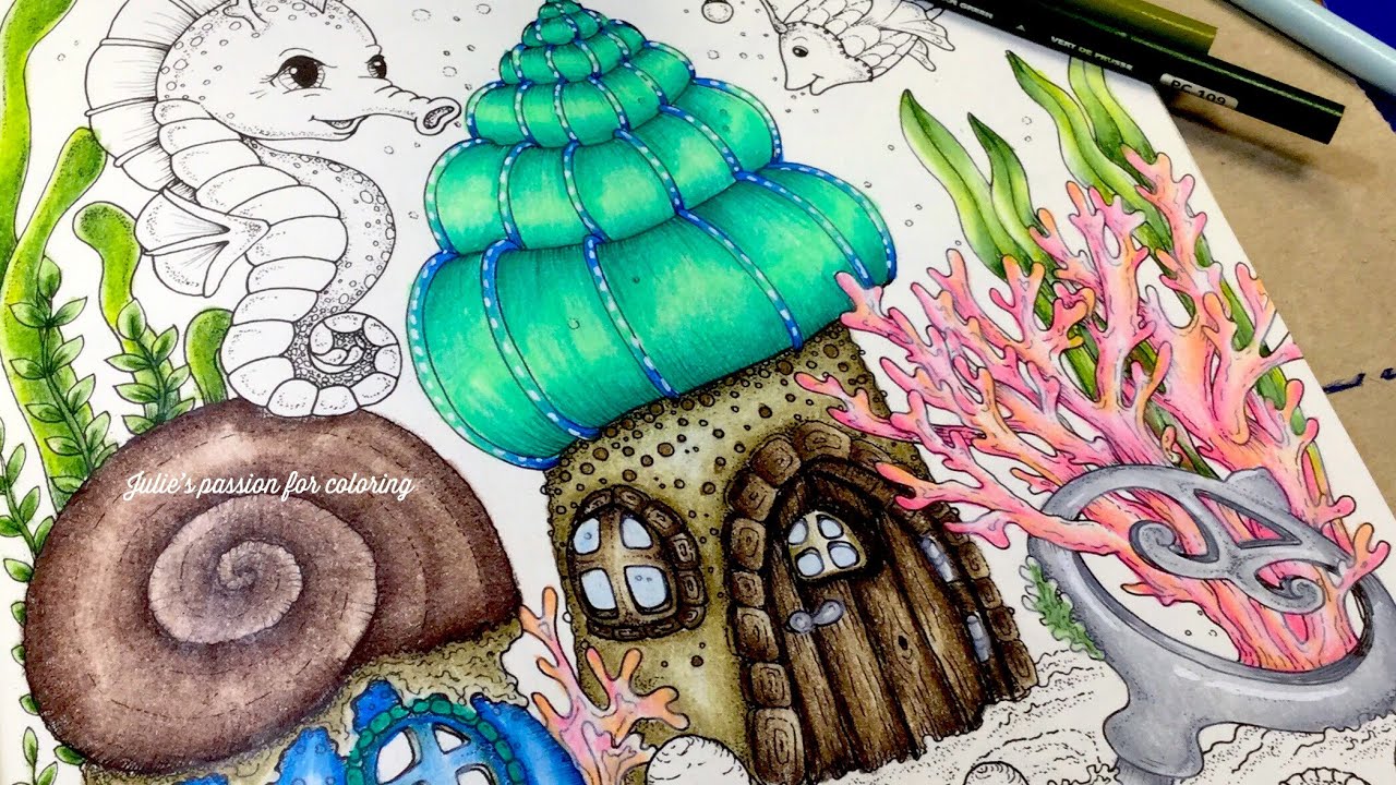 FAIRY CELEBRATIONS by Klara Markova - prismacolor pencils - PART 1 color along