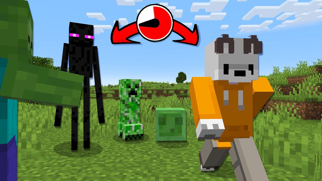 Minecraft But A Random Mob Spawns Every 30 Seconds
