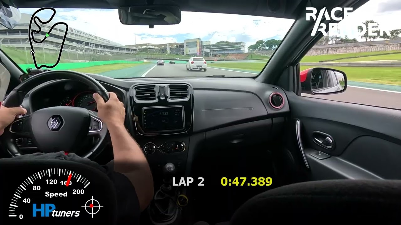 Sandero RS ITB contra todos em interlagos!