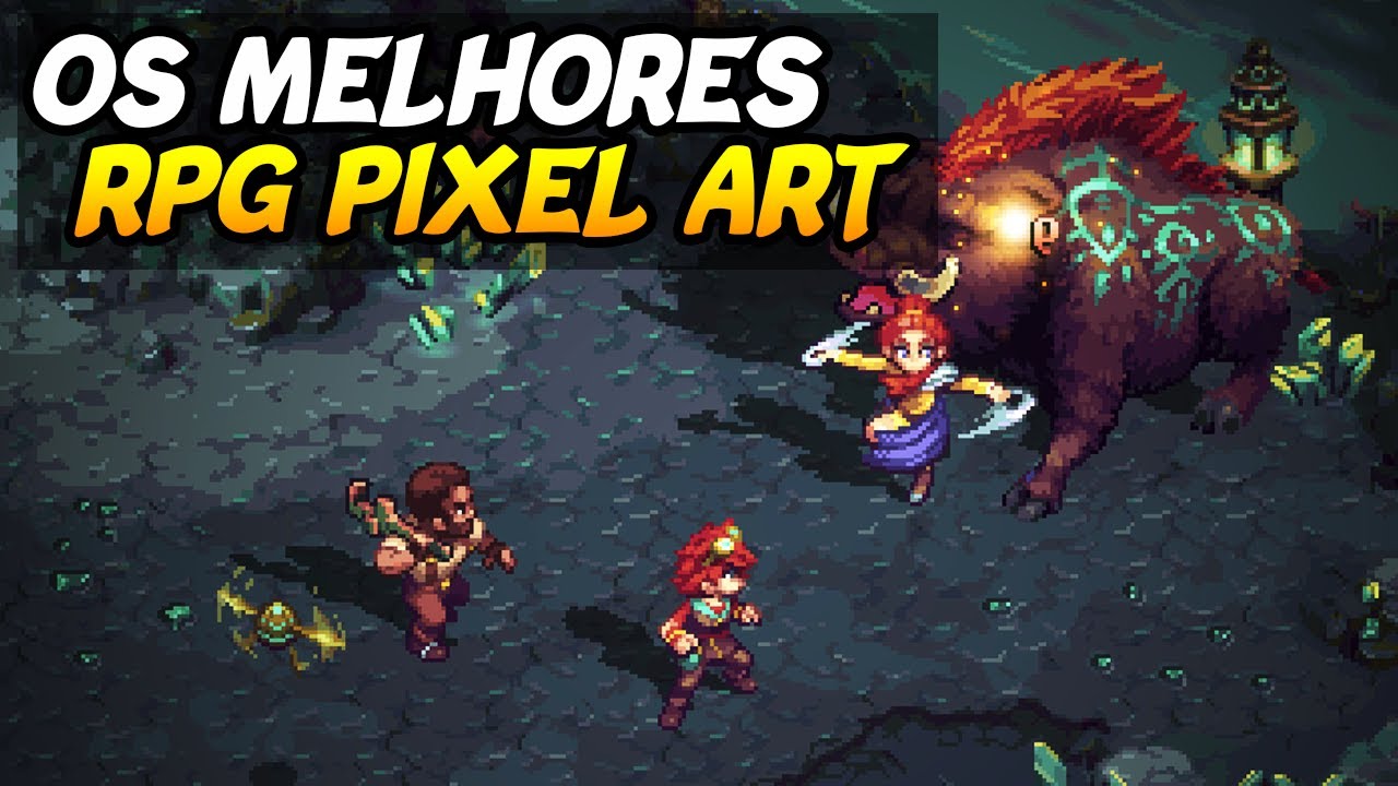 TOP 10 JOGOS RPG PIXEL ART - 2024 e 2025
