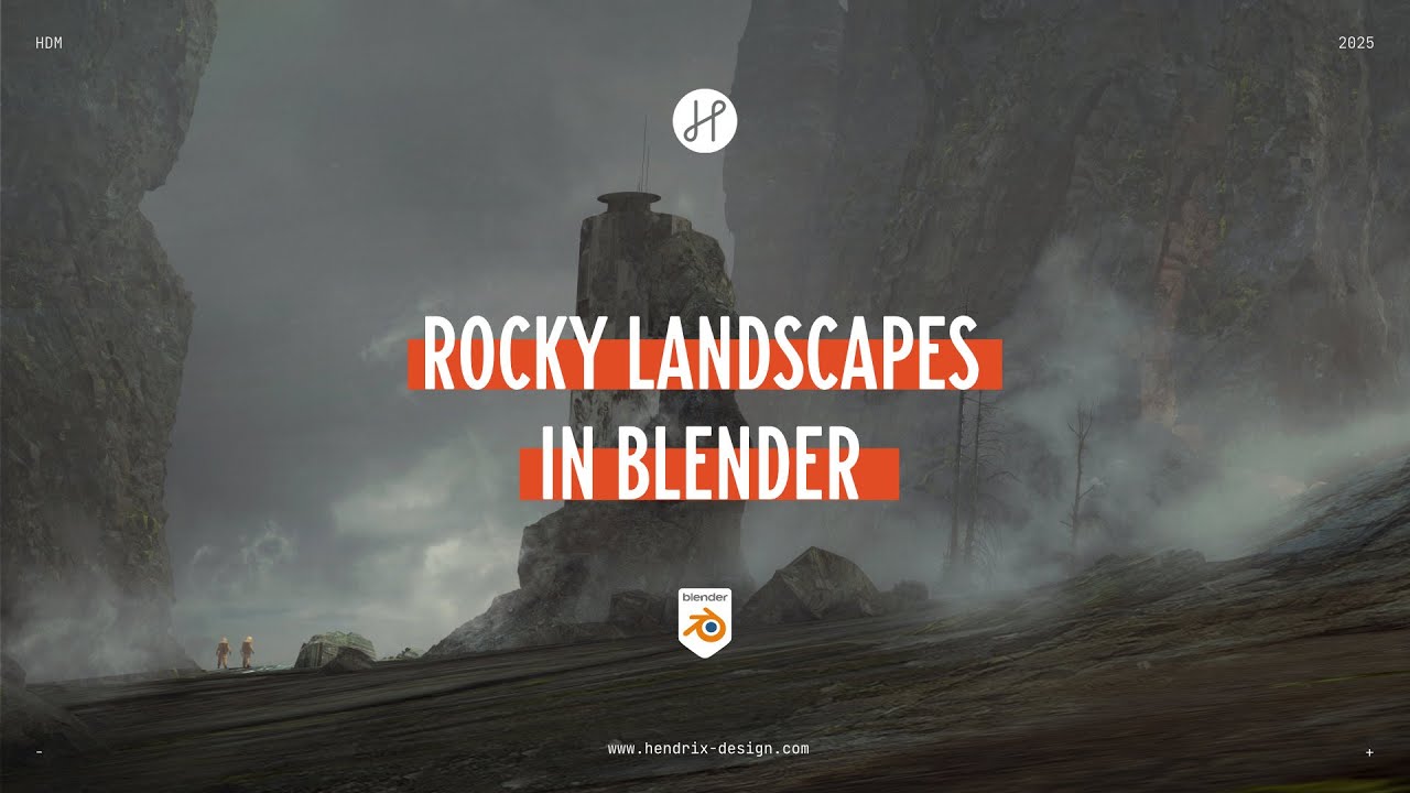 Mountain Landscape in Blender - Concept Design Tutorial