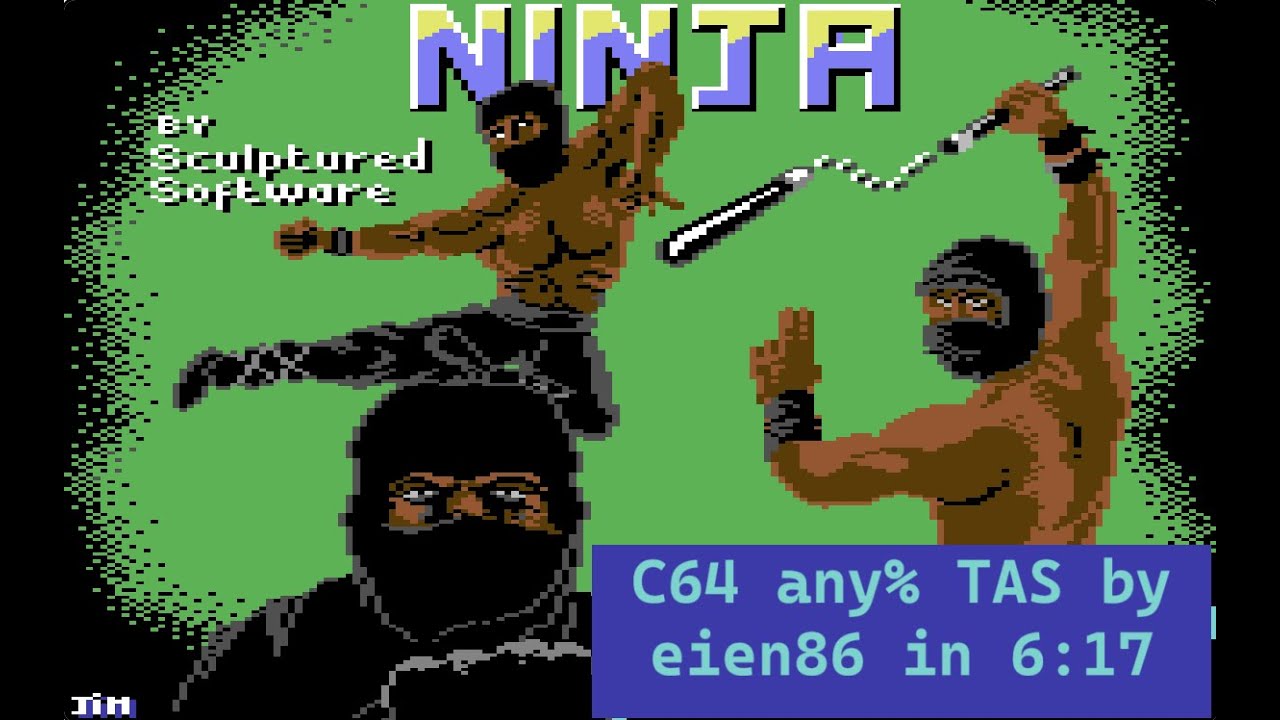 [TAS] Ninja (C64) by eien86 in 06:17.220