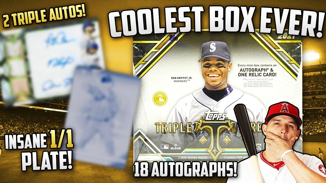 ASMR CASE RIP! 😂 2021 Topps Triple Threads