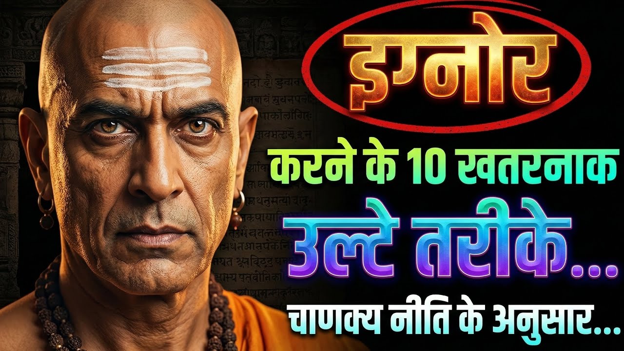 IGNORE करना सीखो 10 उलटे तरीको से | लोग खुद तुम्हें Follow करेंगे | Chanakya Niti