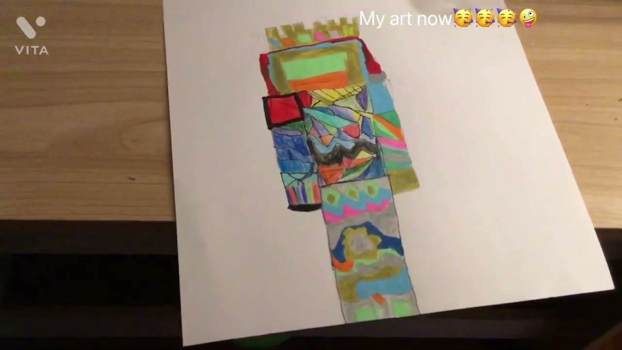 My art when I was six vs my art now