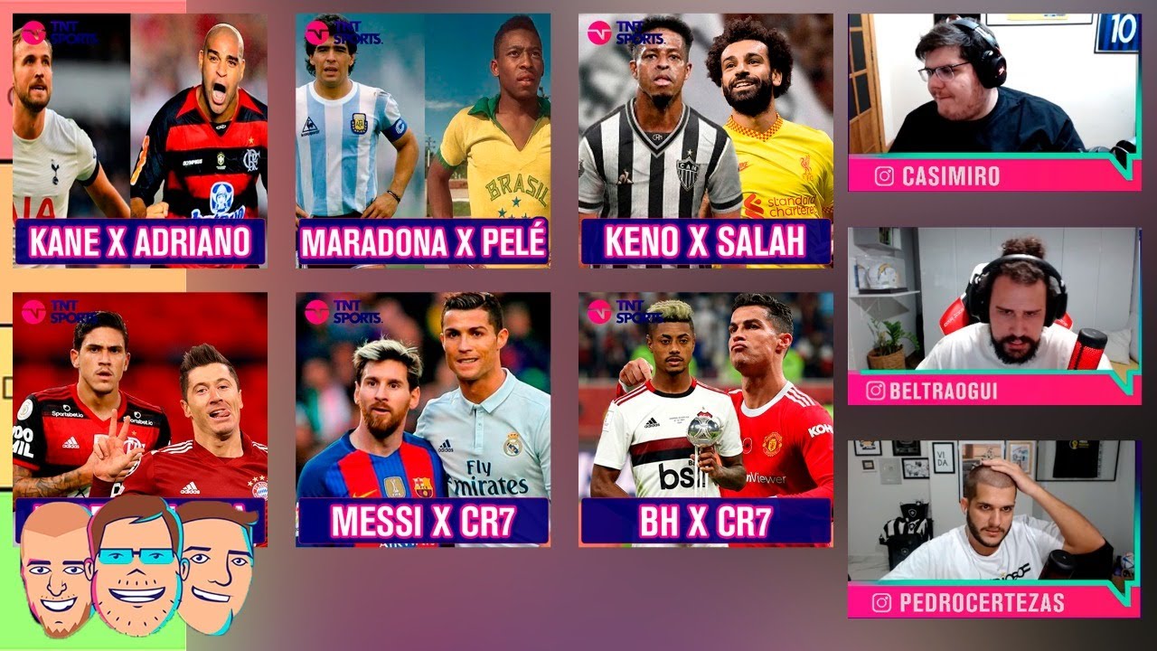 QUAIS FORAM AS MELHORES E AS MAIS ABSURDAS COMPARAÇÕES DO FUTEBOL?! CRAVAMOS! - CORTES TNT SPORTS