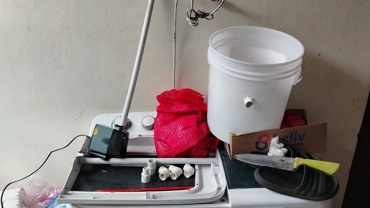 Como hacer un filtro casero para peces golfich con materias fáciles de conseguir