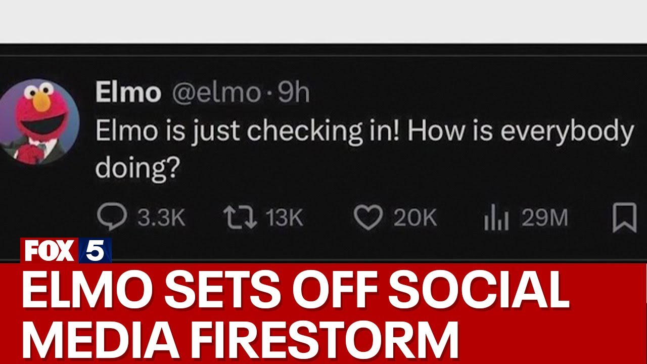 Elmo sets off social media firestorm