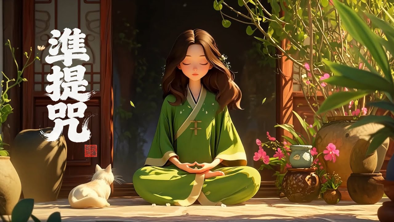 【準提咒】1 小時柔和版沉浸柔和咒音，洗滌心靈迎福澤 | Immerse in the Gentle Mantra Sound, Wash the Soul and Welcome