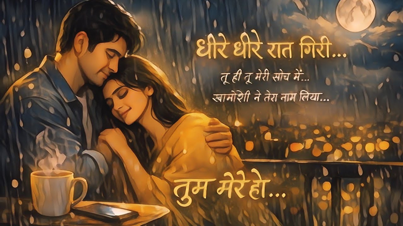 Dheere Dheere Raat Giri 🌙 | Romantic Hindi Lofi Song | Late Night Love Vibes