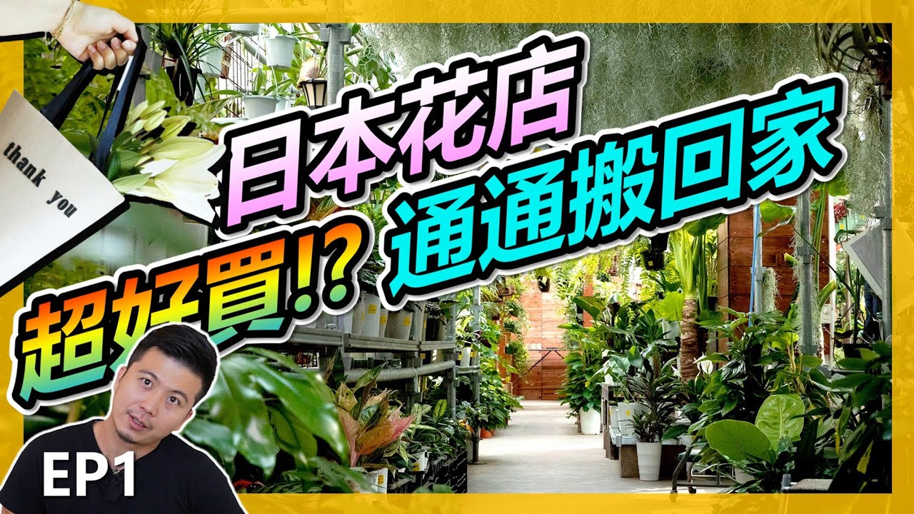【日本系列3】OZAKI flower park日本花市-1/2，為什麼日本的園藝店的花便宜到讓伊恩下巴掉下來?今天就來解密日本園藝店吧!＃日本園藝店＃日本花店＃伊恩愛種花