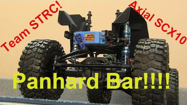 STRC Off Axle Servo Mount / Panhard Bar For The Axial SCX10