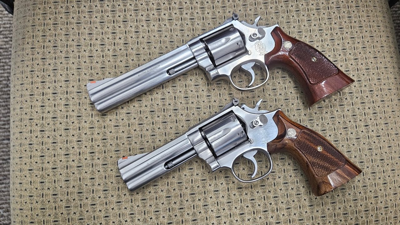 Smith & Wesson 686 stainless Revolver scratch repair