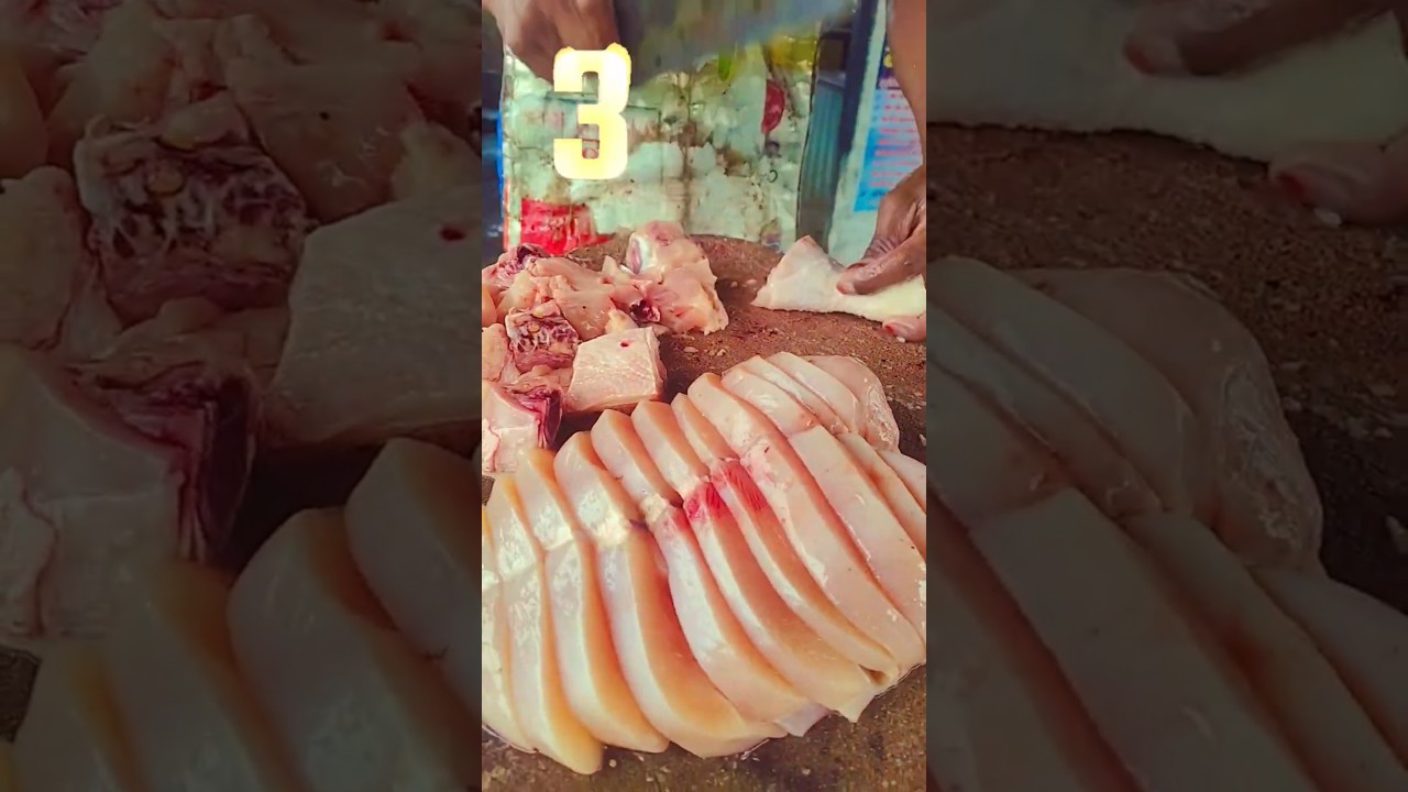 #How to #Cut Chicken Ki Dil &hearts;️ #Chickenleg Cutting #Skills by Professional #YouTubeshots #Shortsfeed