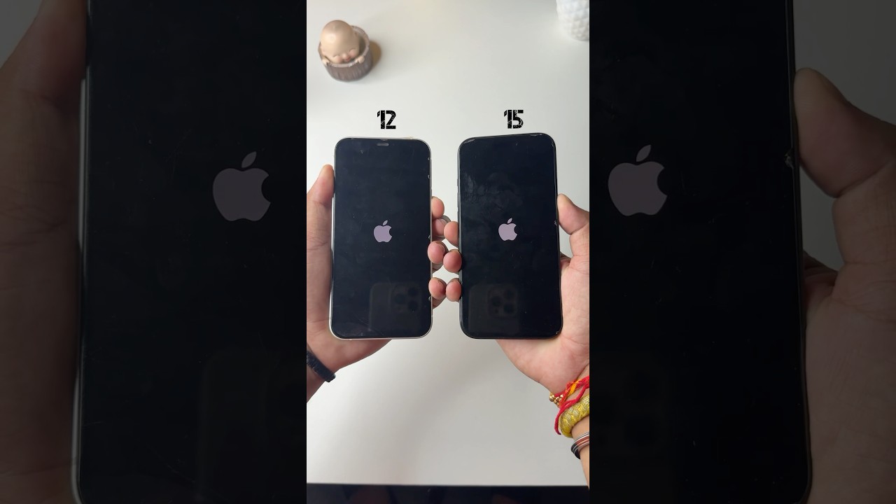 iPhone 12 vs iPhone 15 speed test 🔥