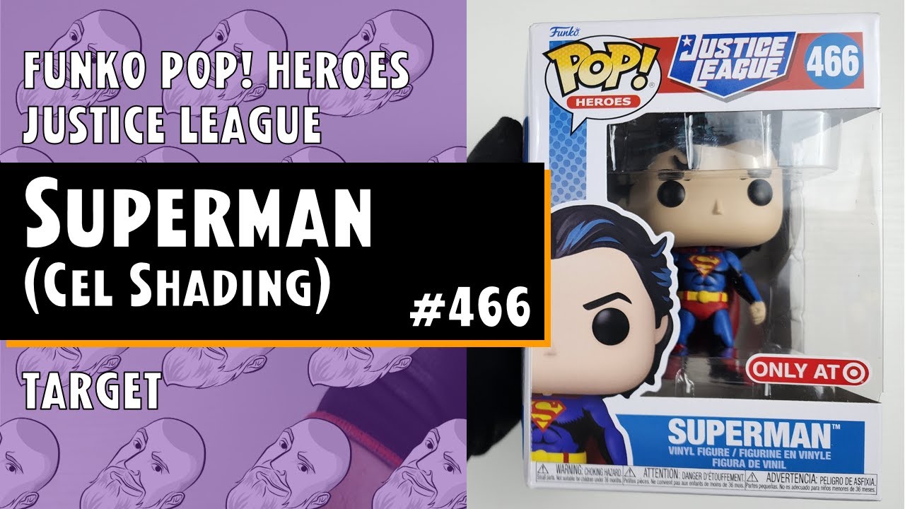 Funko Pop Superman (Cel Shading) - 466 - Justice League - Target // Just One Pop Showcase
