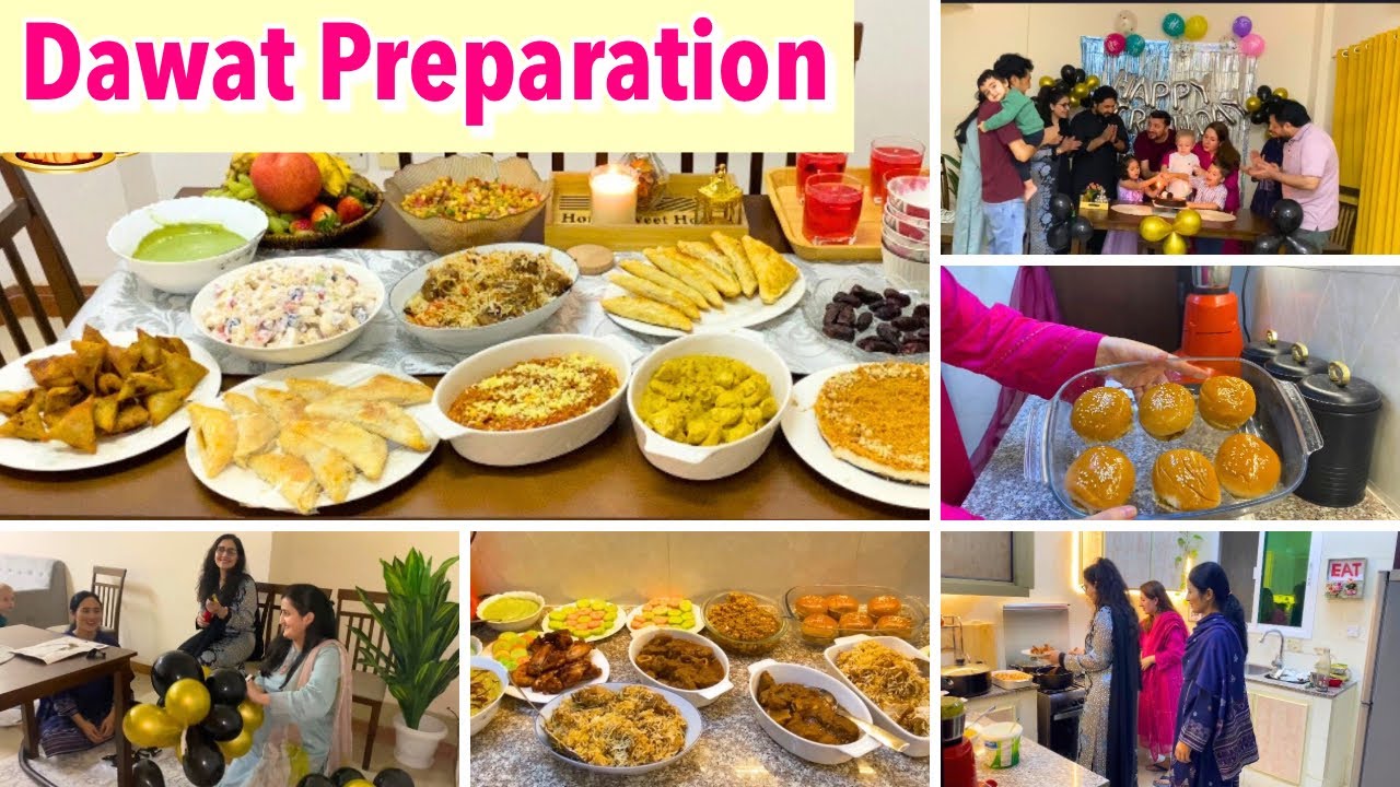 How i arrange Dawat alone with 2 Kids ✅