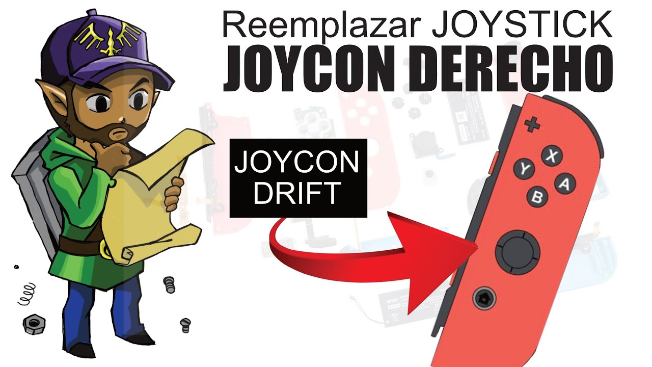 REPARAR JOYCON DRIFT / Cambiar joystick en joy-con DERECHO de Nintendo Switch