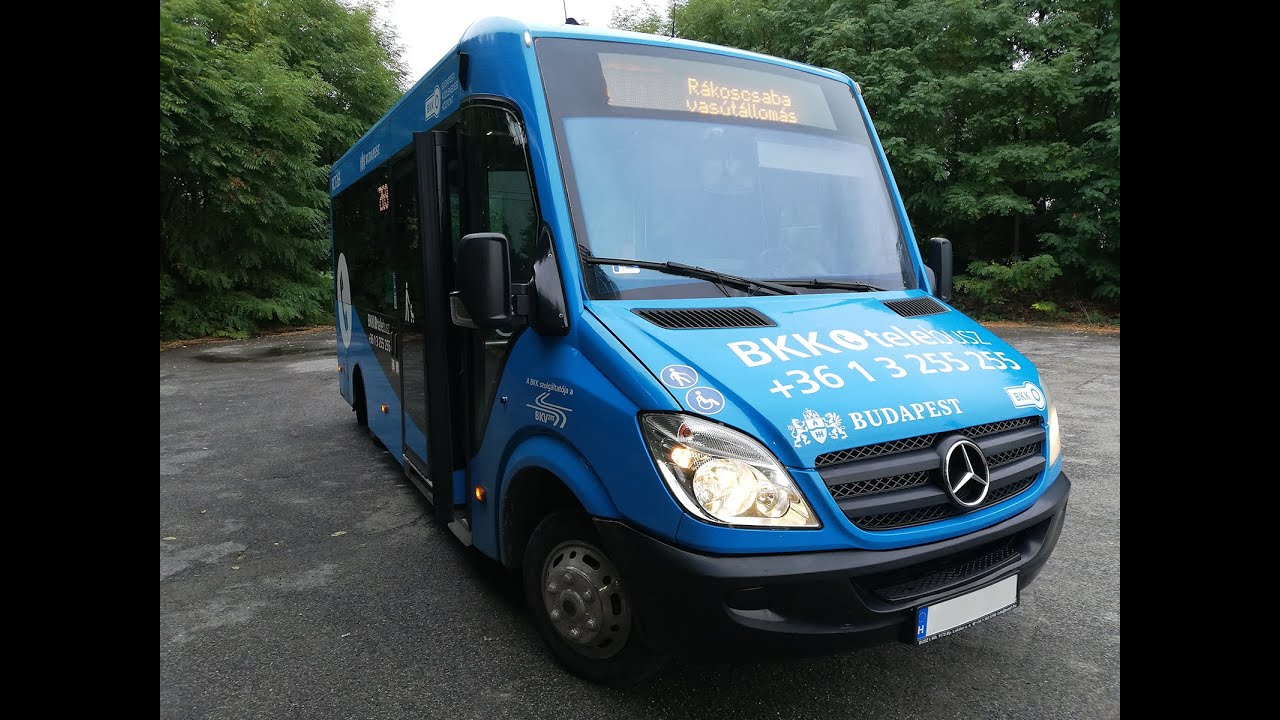 298-as Telebusz BKV. Mercedes MB515 Sprinter (Cockpit View) Budapest.