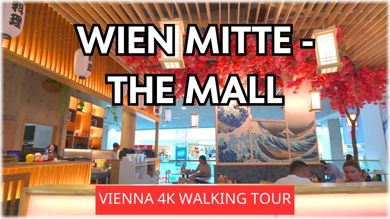 Wien Mitte  - The Mall Shopping Center 🛍️ 4K Virtual Walk