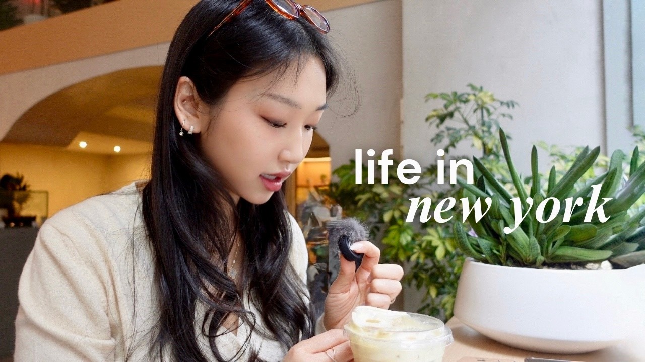 NYC Vlog | How I spend my solo dates (grwm, trying viral salt bread, eating alone, gift shopping)