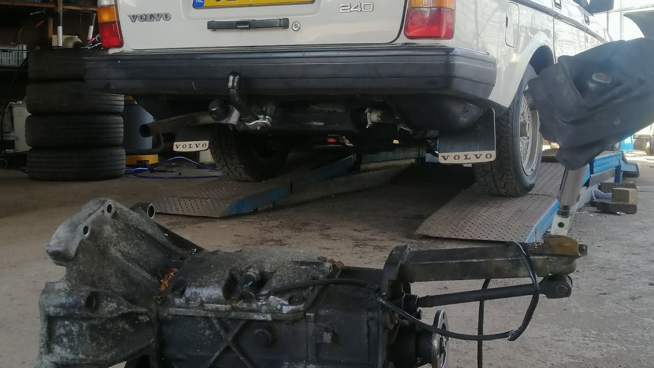 Volvo 240 M47 Gearbox swap - @ThatWhiteVolvo