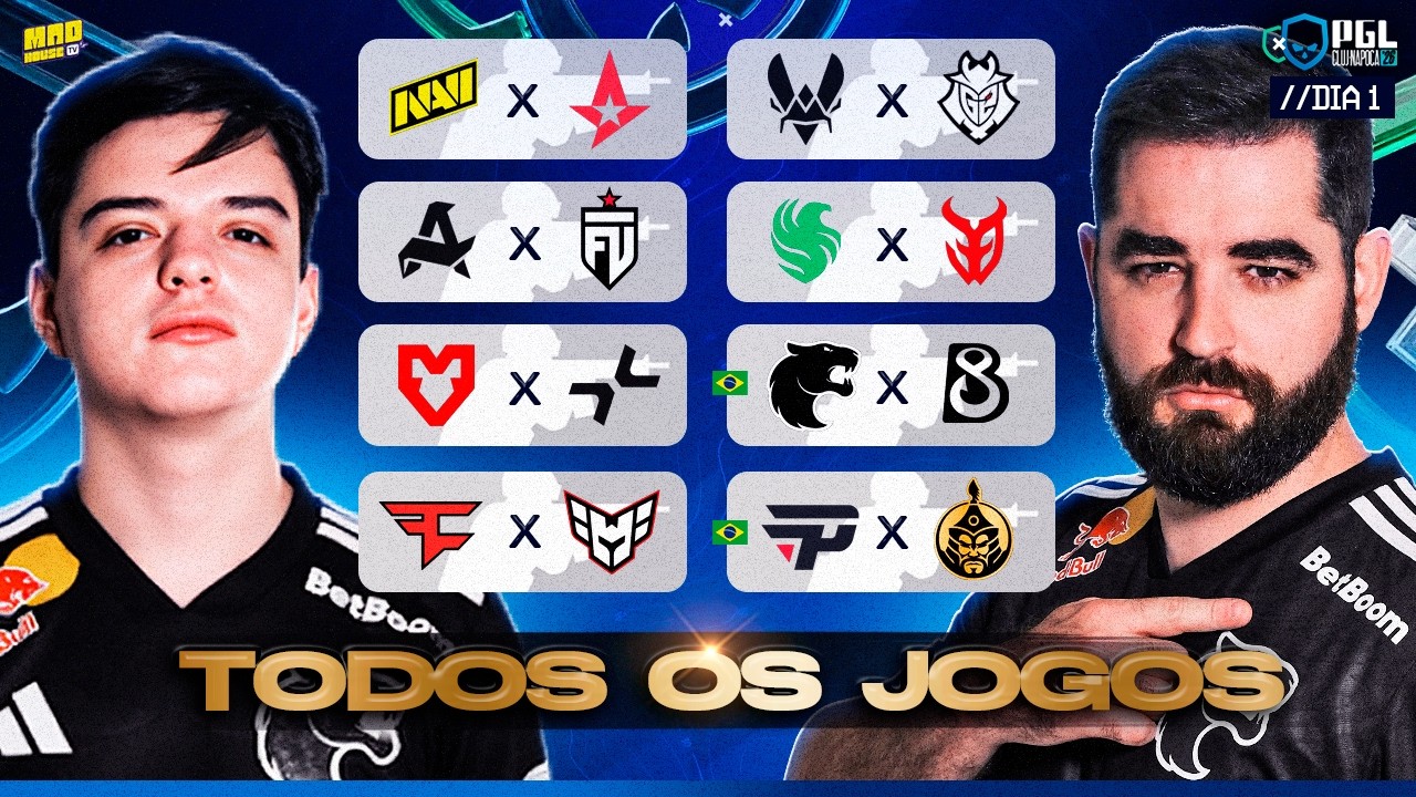 FURIA X B8 - PGL CLUJ-NAPOCA 2026 (DIA 01) - AO VIVO !jogoscs !social !furia