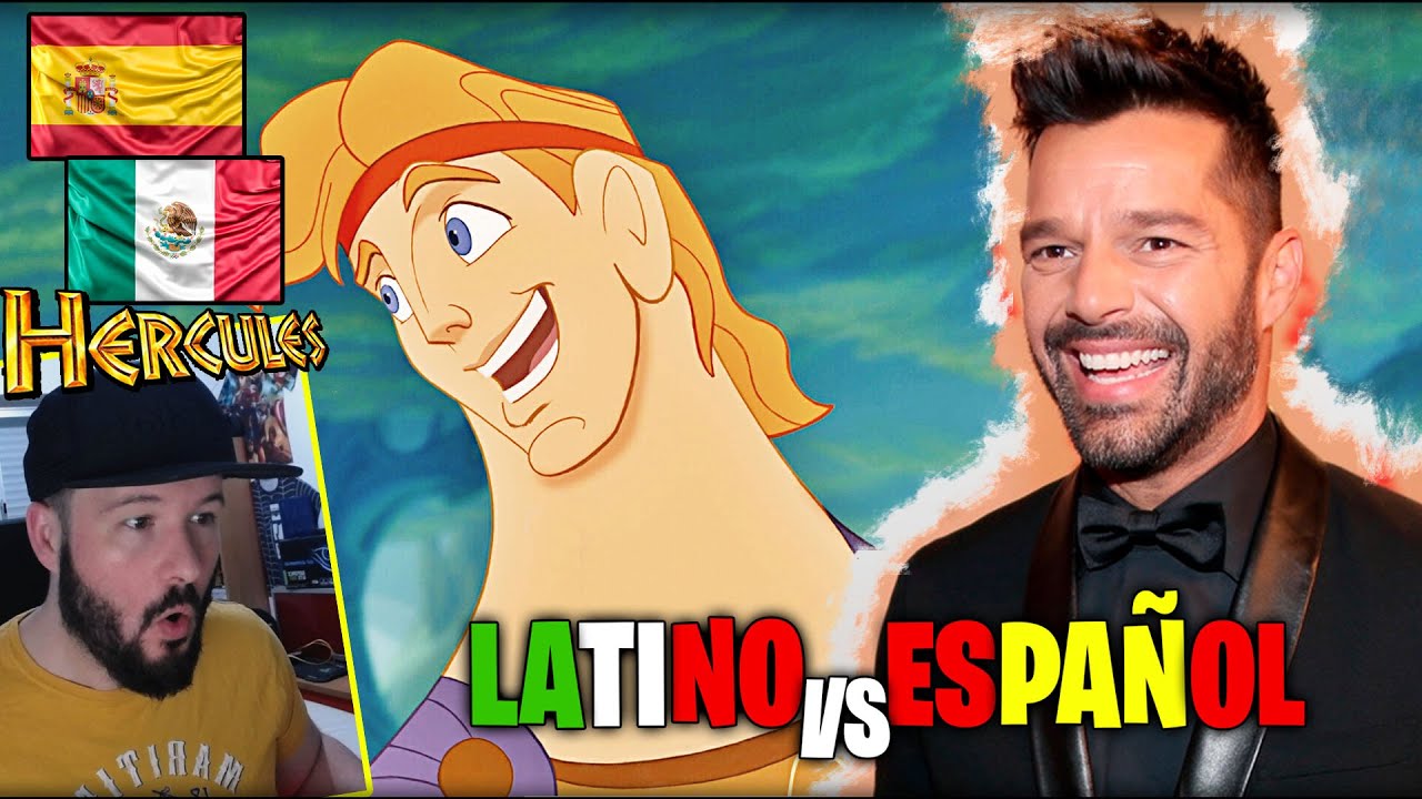 🇪🇸ESPAÑOL REACCIONA a DOBLAJE LATINO HERCULES No Importa La Distancia ⚡ LATINO VS CASTELLANO