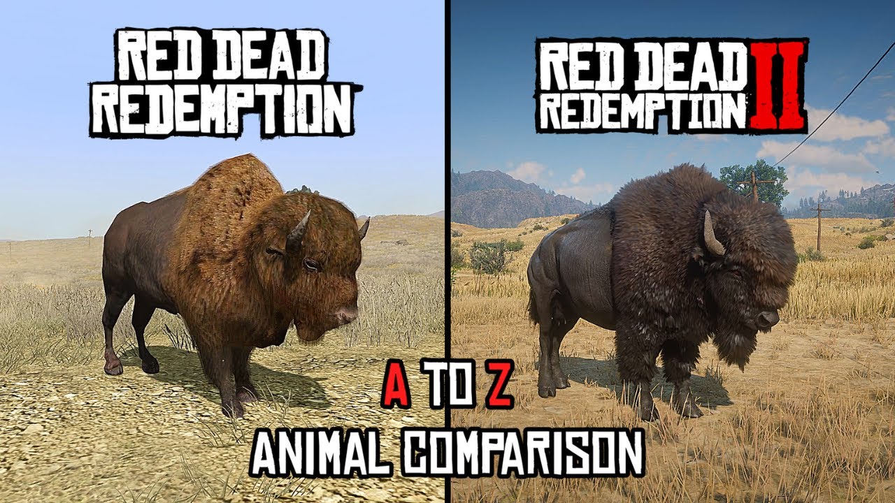 Comparing All Species of Animals in RDR1 and RDR2