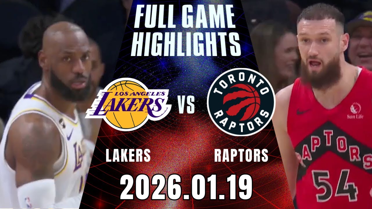 【2025-26 NBA】01/19 #洛杉磯湖人 vs #多倫多暴龍 全場賽事精華｜FULL GAME HIGHLIGHTS｜2025-26 NBA 鎖定緯來！